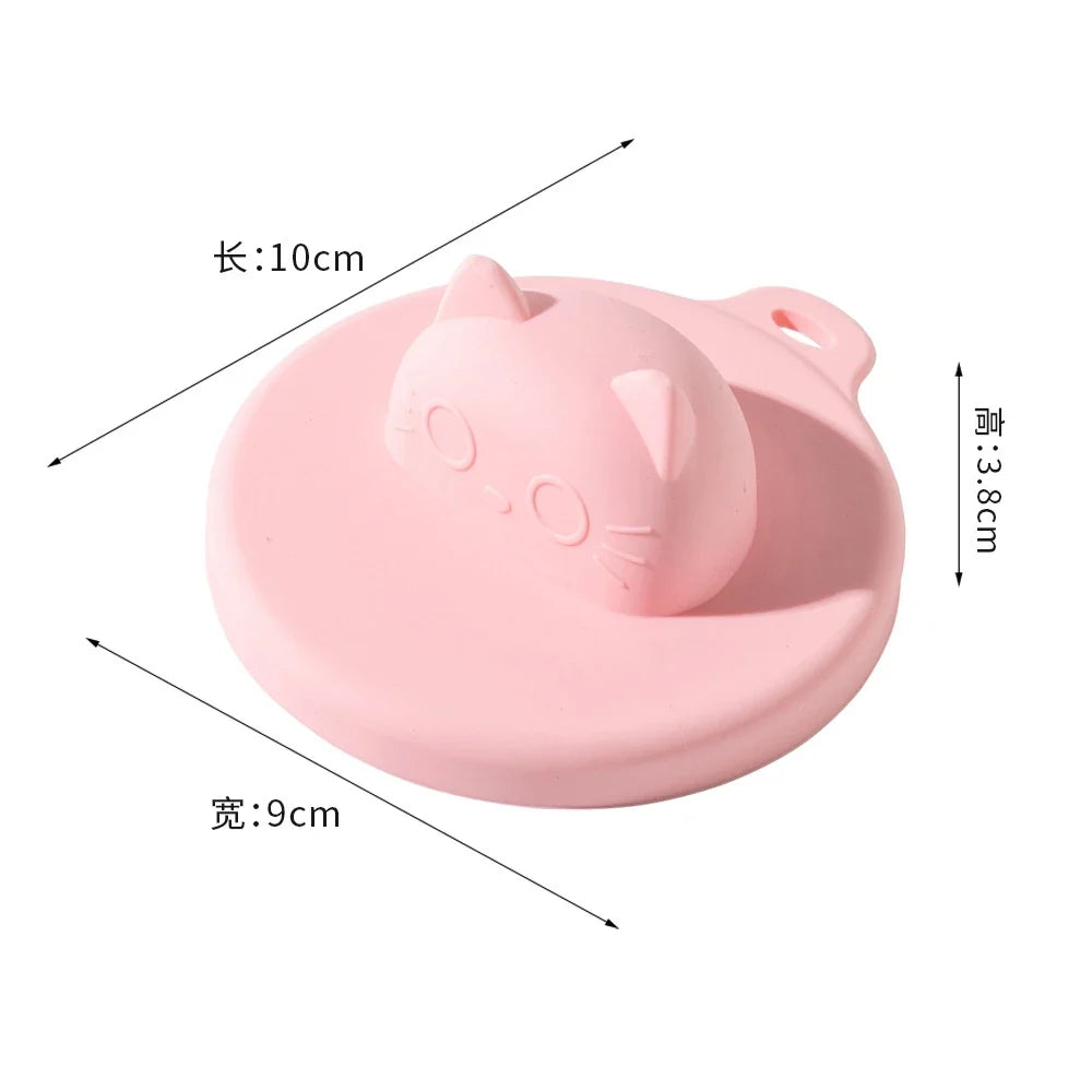 Cat Shaped Silicone Pet Can Lid, Reusable - ProPawPet.com