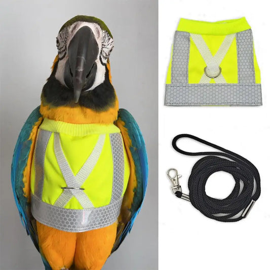 Bird Flight Harness Vest Parrot Suit Leash - ProPawPet.com