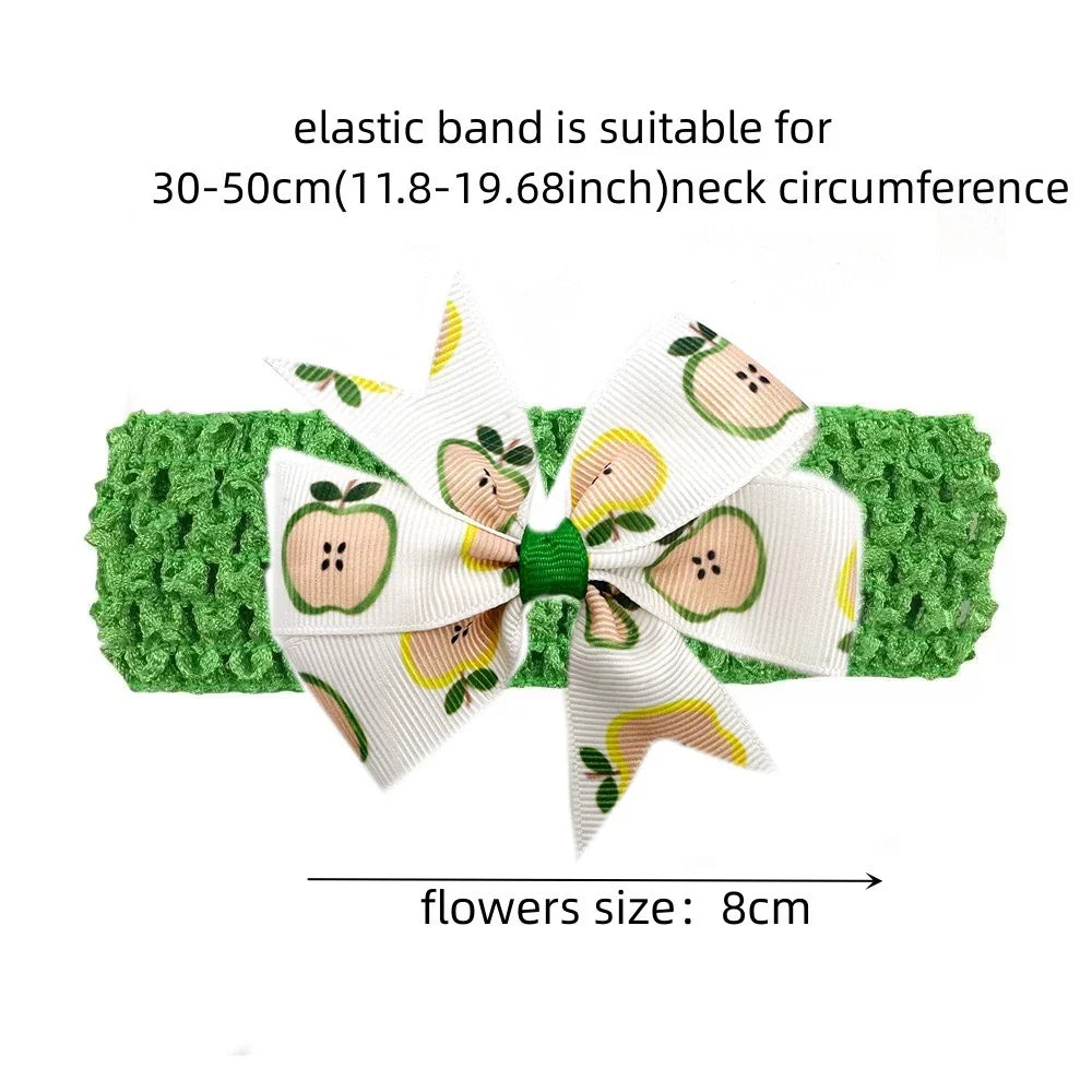 30/50pcs Fruit Style Dog Bowties Elastic - ProPawPet.com