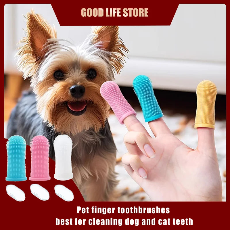3/1pcs Pet Finger Toothbrush Pet Products - ProPawPet.com