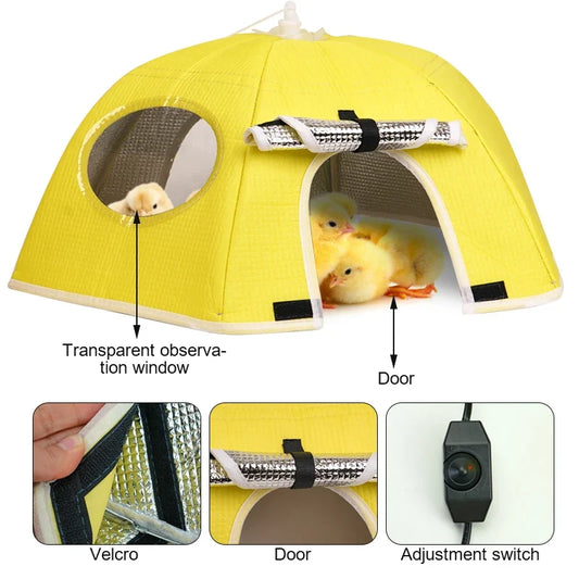 2Types Electric Chick Brooder Heating Cover - ProPawPet.com