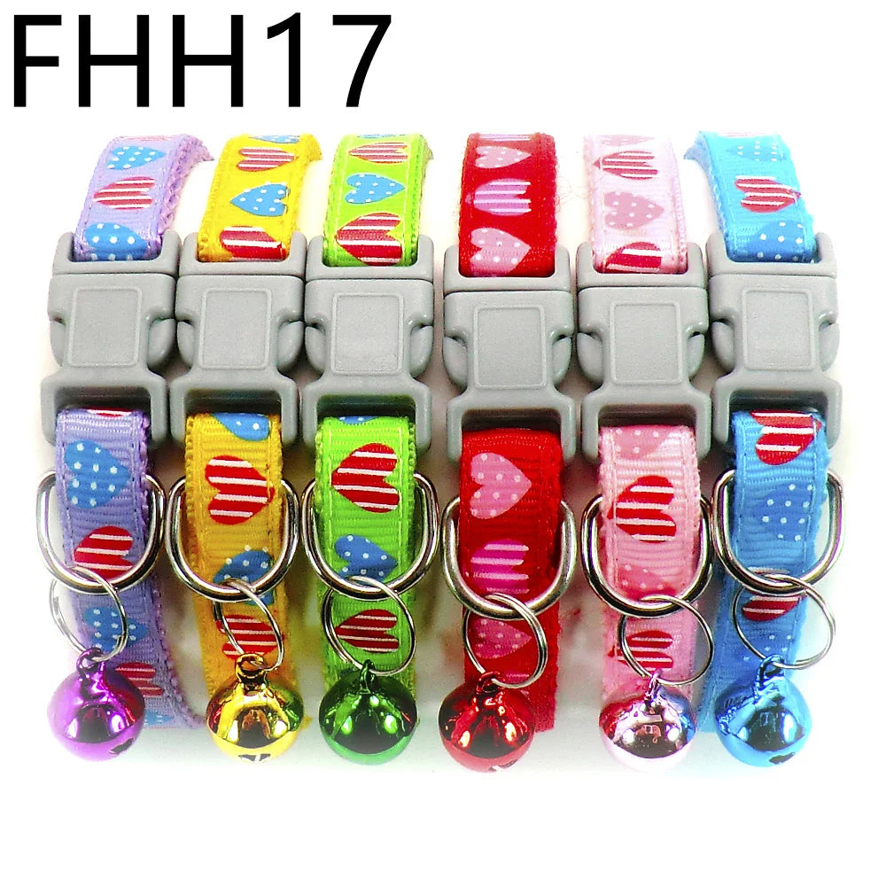 12Pcs Collars Cute with Bells Pet Necklace - ProPawPet.com