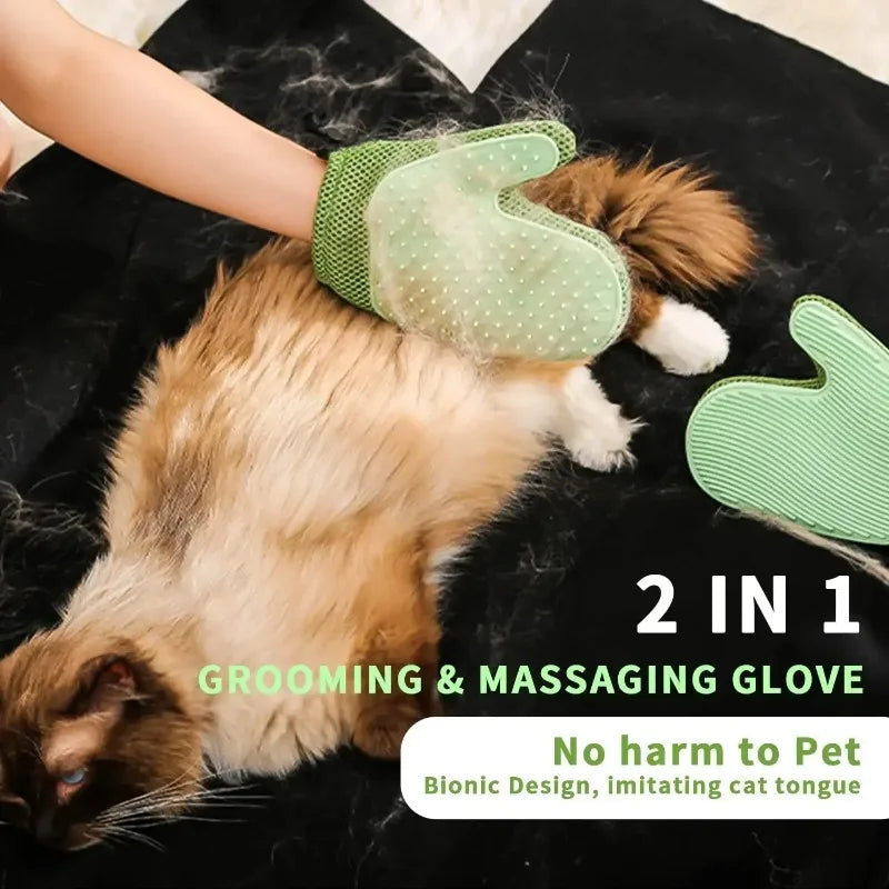 Efficient Double Sided Pet Grooming Glove - ProPawPet.com