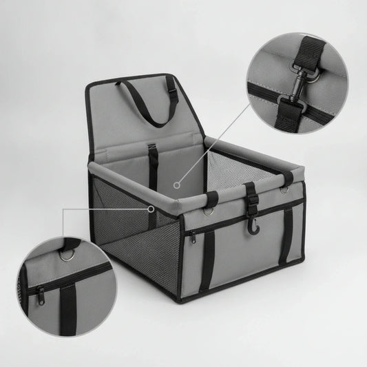 Dog Car Seat Padded Booster Seat with Safety - ProPawPet.com