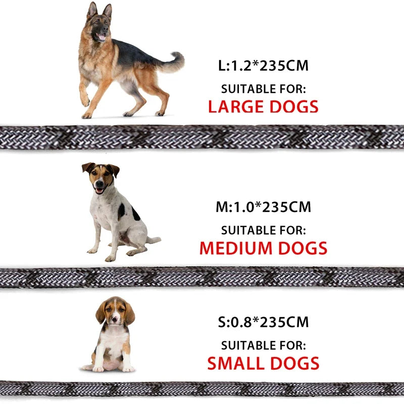 Reflective Nylon Leashes Pet Dog Chain - ProPawPet.com