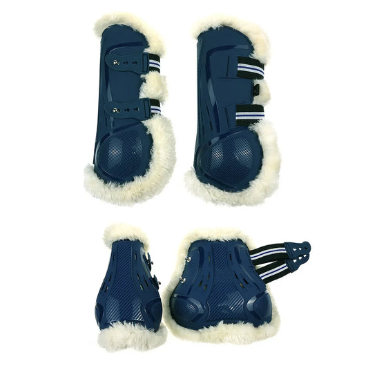 2/4Pcs Horse Tendon Boots PU Padding With - ProPawPet.com