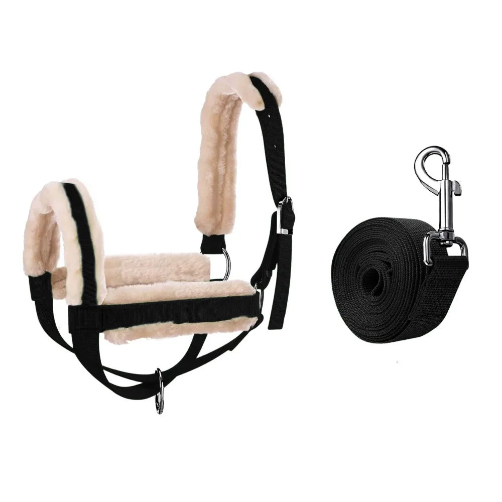 Plush Nylon Cow Halter Adjustable with Long - ProPawPet.com