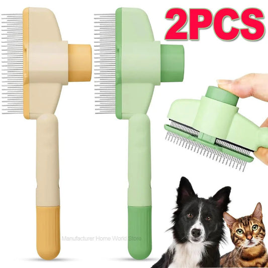 1/2PCS Pet Brush Dog Cat Fur Flash Brush for - ProPawPet.com