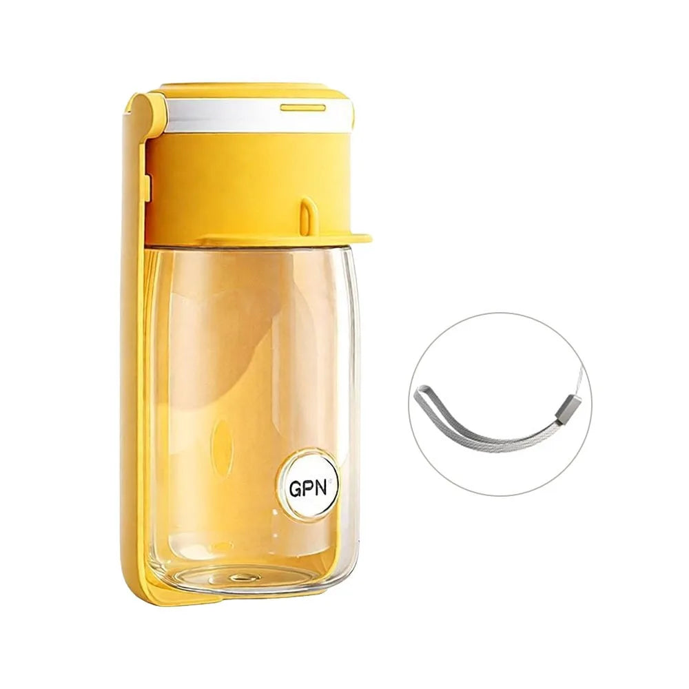 2IN1 Foldable Pet Dish PP 360ml 560ml Water Bottle – 6 Colors
