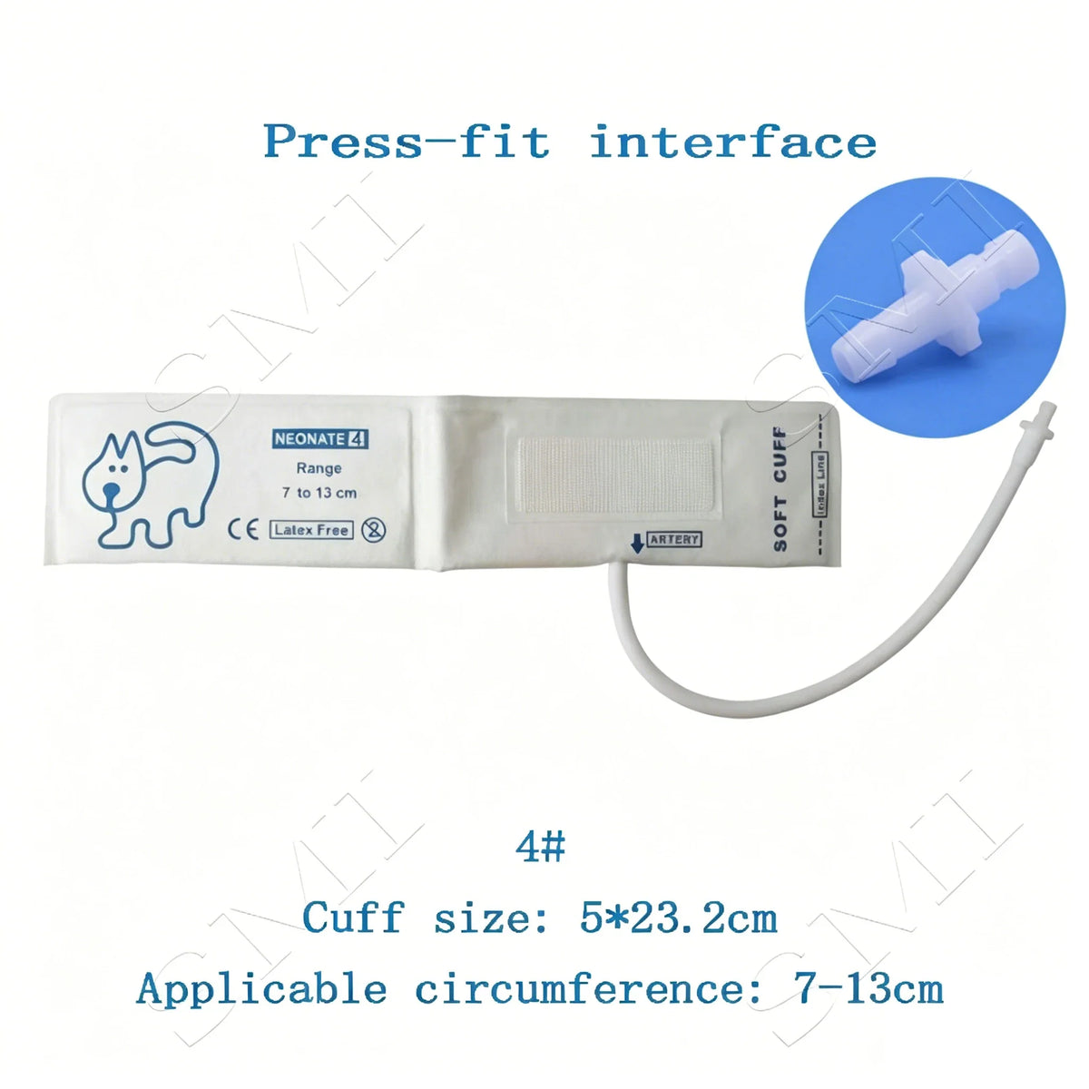 Non Woven Blood Pressure Cuff for Pet Medicine Press Type – Dog Accessories