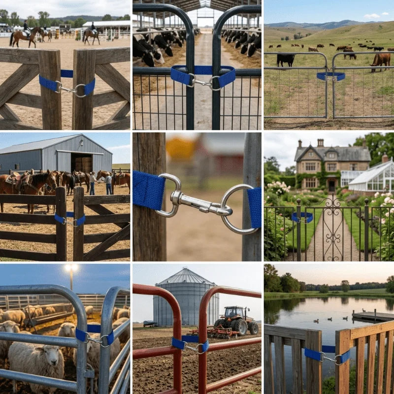 3 Pack Single Loop Rope Gate Latches - ProPawPet.com