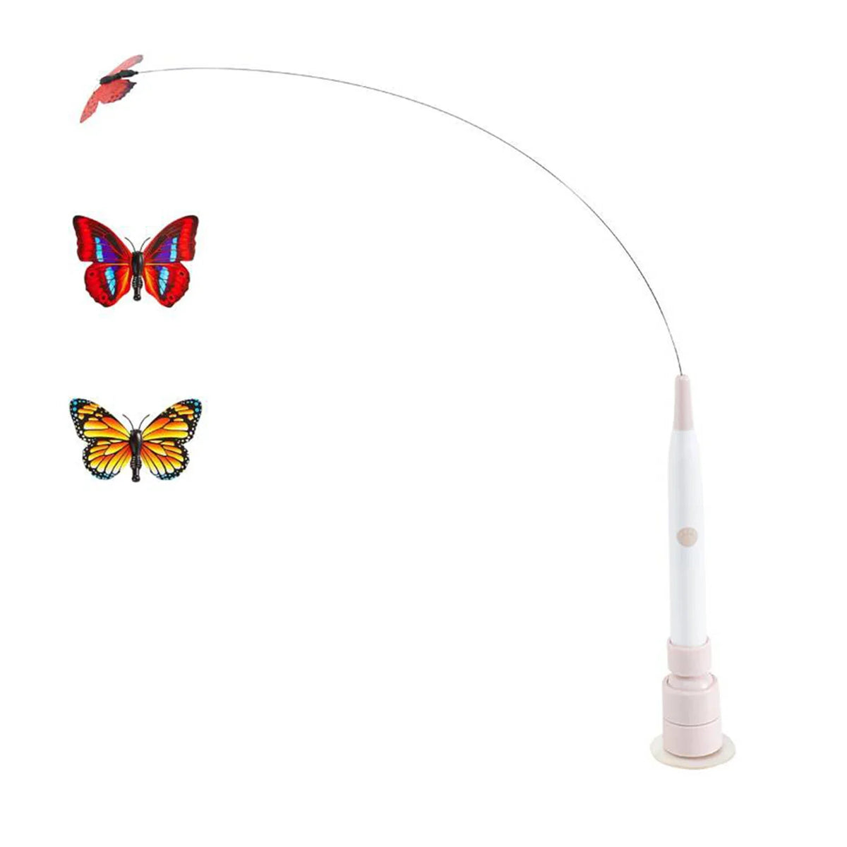 Flutter Rotating Kitten Toys with Suction Cup – Cat Supplies