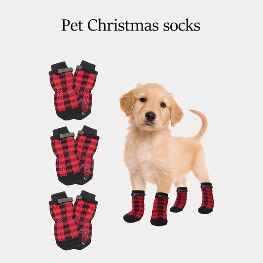 4PCS/Set Pet Socks Foot Cover Cat And Dog - ProPawPet.com