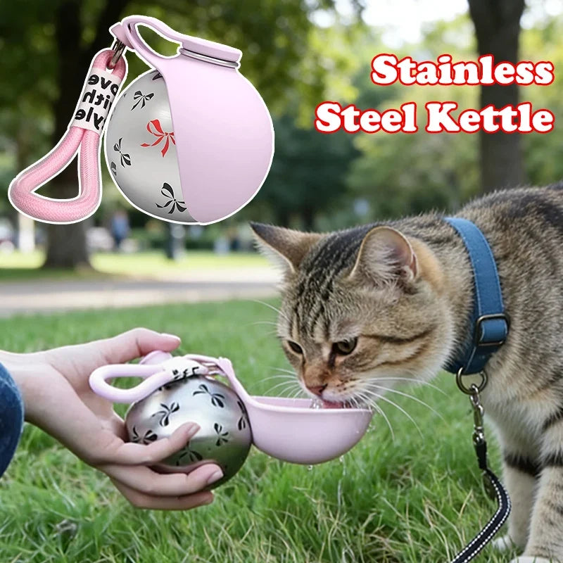 Portable Pet Water Bowl, 285ml, Foldable - ProPawPet.com