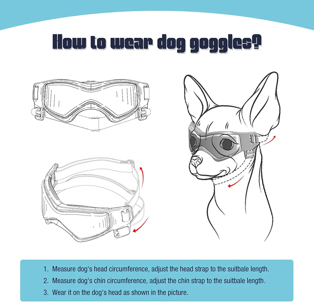 UV Protective Goggles for Dogs Cat - ProPawPet.com