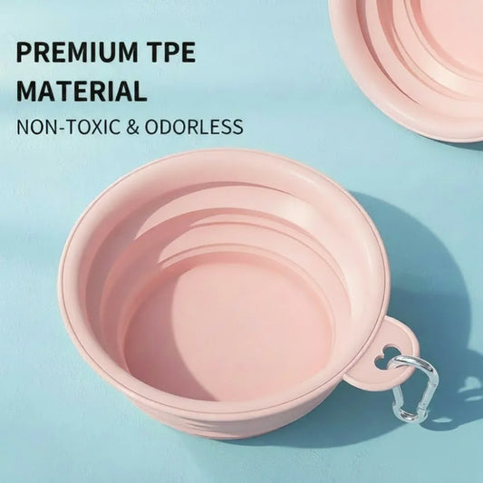 350ml/1000ml Collapsible Dog Bowl Outdoor - ProPawPet.com