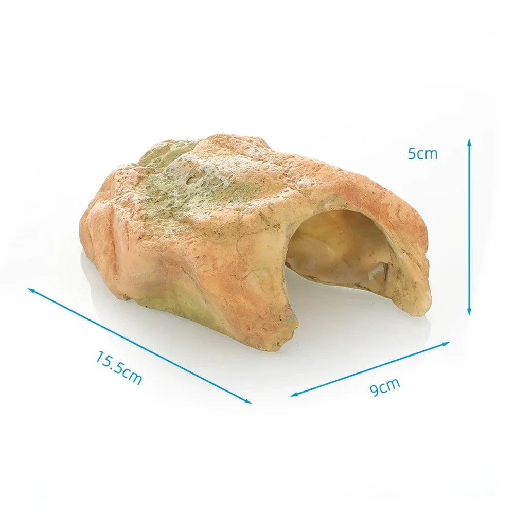 Resin Reptile Pet Rock Hide Cave Resin - ProPawPet.com