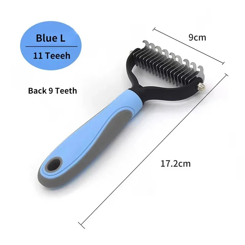 Dog Combs Pet Deshedding Brush Cat Grooming Tool Hair Fur – Dog Supplies