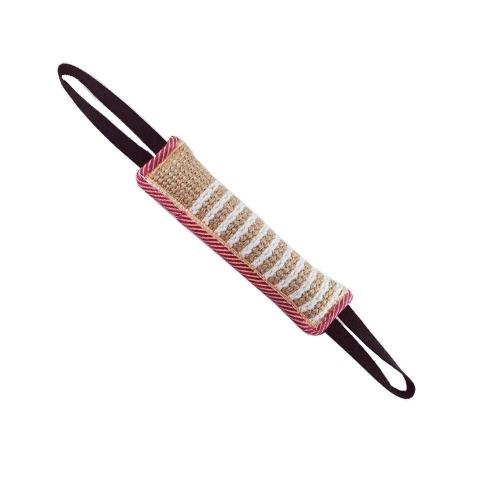 Tug Toy for Dogs Jute with 2 Strong Handles Lasting Training – 4 Colors