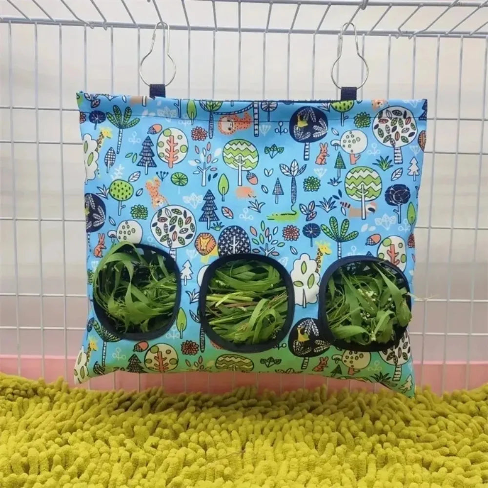 3 Holes Hanging Rabbit Hay Feeder Dispenser - ProPawPet.com