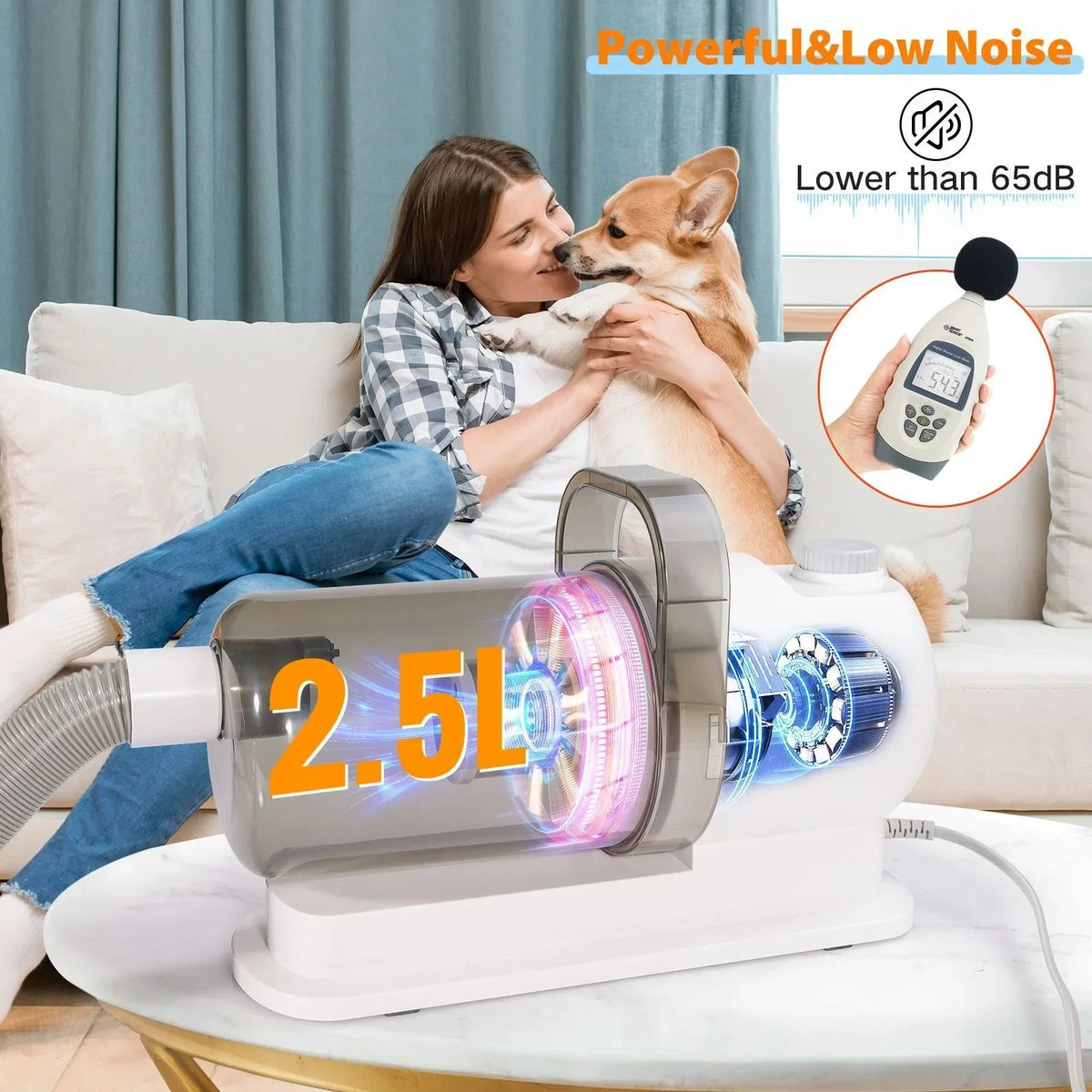 6 In 1 Pets Grooming Kits & Dog Hair Vacuum - ProPawPet.com