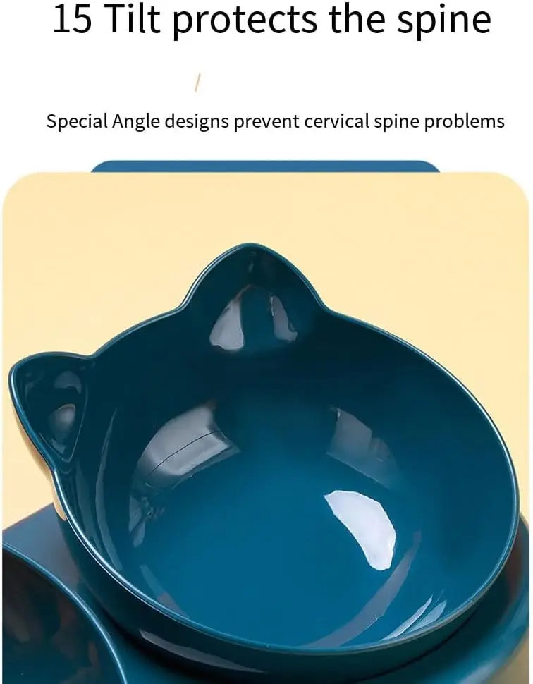 3 in 1 Cat Food Bowls And Gravity Fed Water - ProPawPet.com