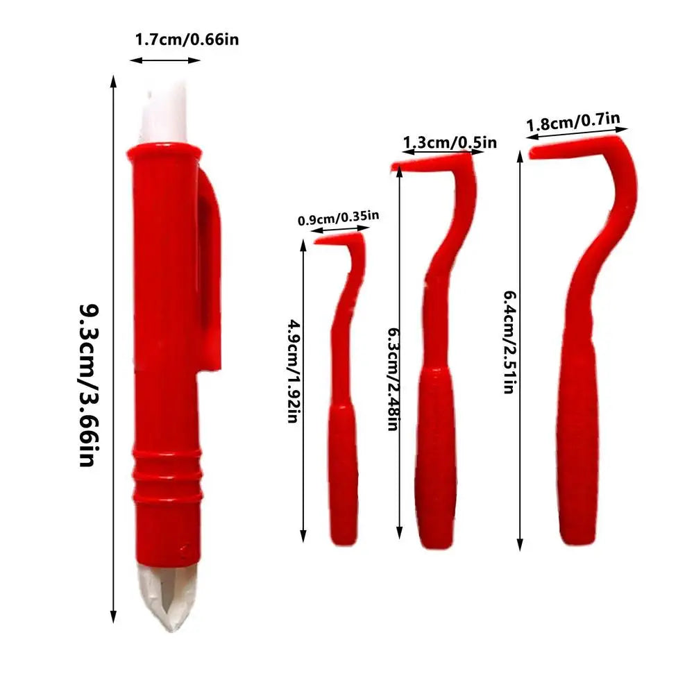 Pet Tick Remover Set Tweezers Tongs Hooks – Dog Supplies