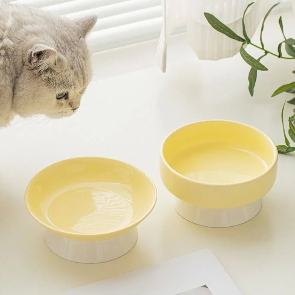 Creative Ceramic Cat Bowl Cute Large - ProPawPet.com