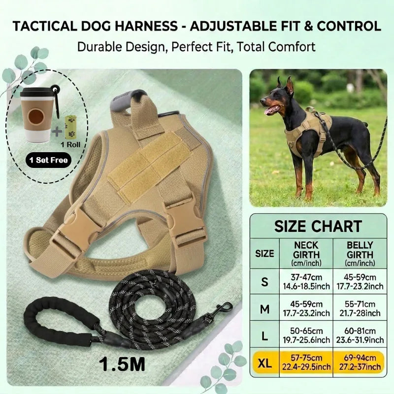 Tactical Dog Harness for Large Dogs No Pull - ProPawPet.com