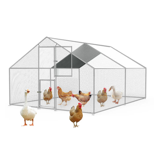 13x10FT Heavy Duty Chicken Run Pen, - ProPawPet.com
