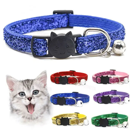 Cat Collar Pet Cat Collar with Bell Cat Face - ProPawPet.com