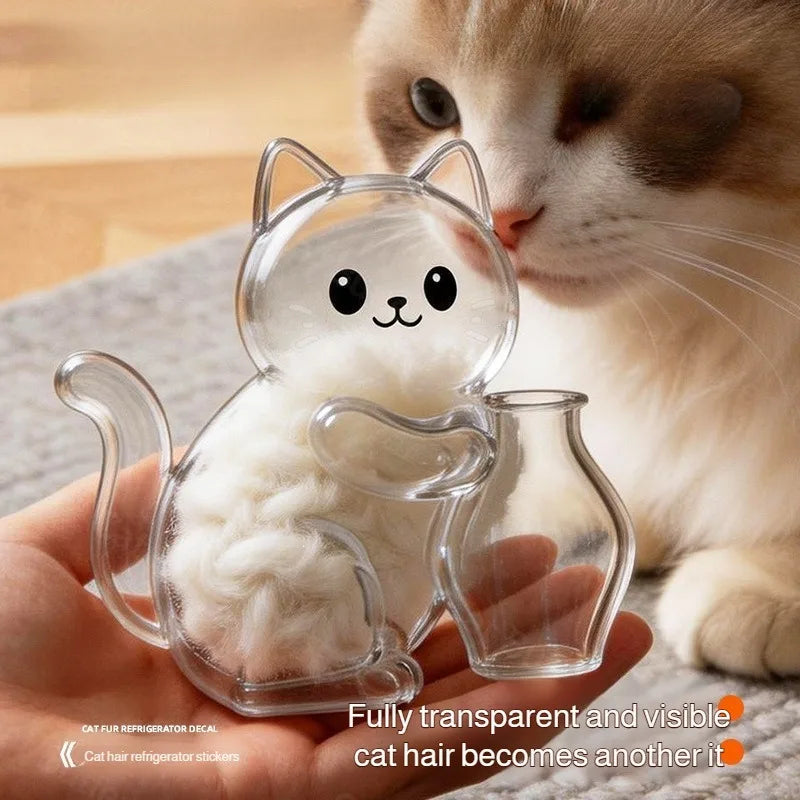 Fridge Magnet Cat Hair Keepsake Clear - ProPawPet.com