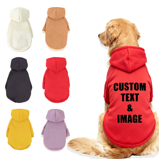 Customized Pet Hooded Sweatshirt Cats & Dogs - ProPawPet.com
