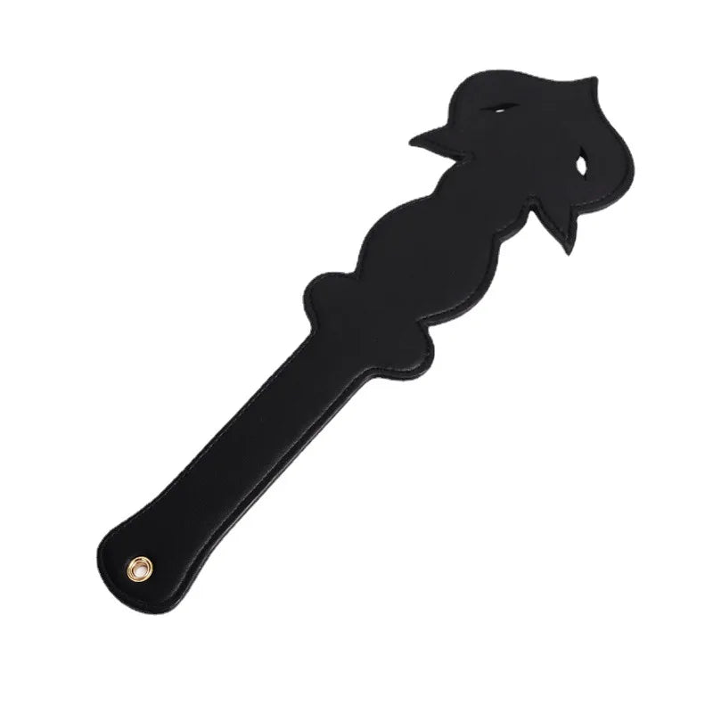 34cm PU Leather Fox Shaped Horse Whip – 2 Colors