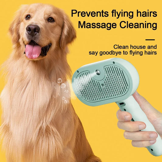 Steam Spray Dog Grooming Brush Unique Steam - ProPawPet.com
