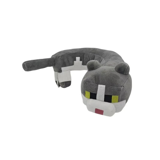 Gray U-shaped Plush Toy Cat doll for - ProPawPet.com
