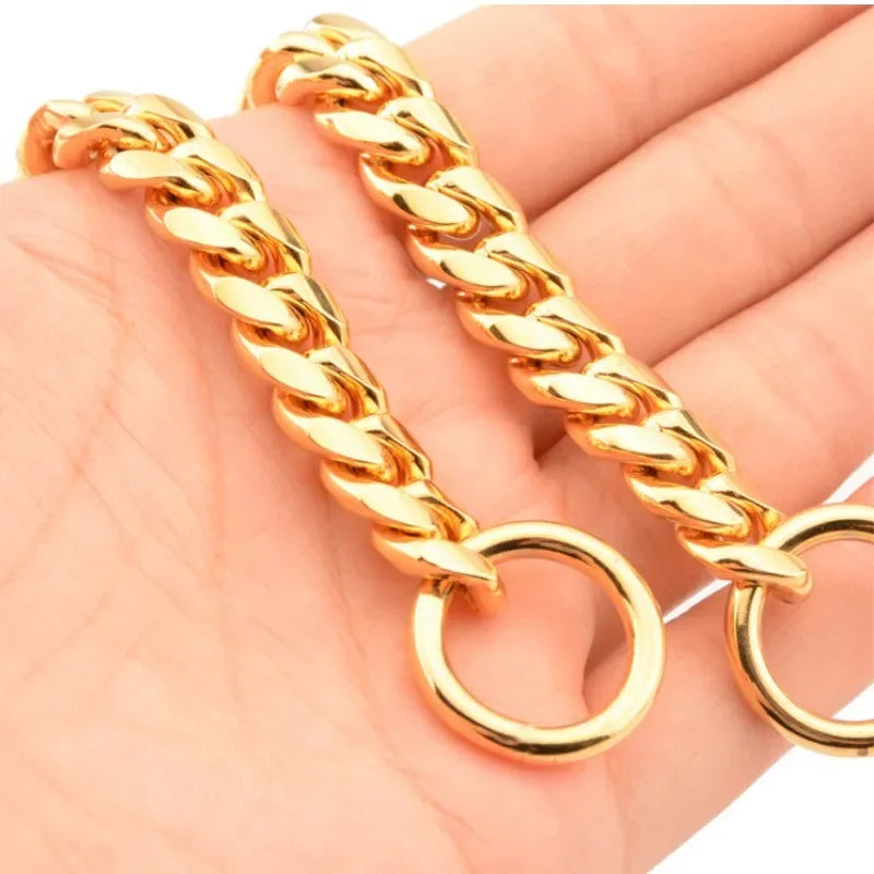 Luxury Dog Collar Gold Dog Chain Choker For - ProPawPet.com