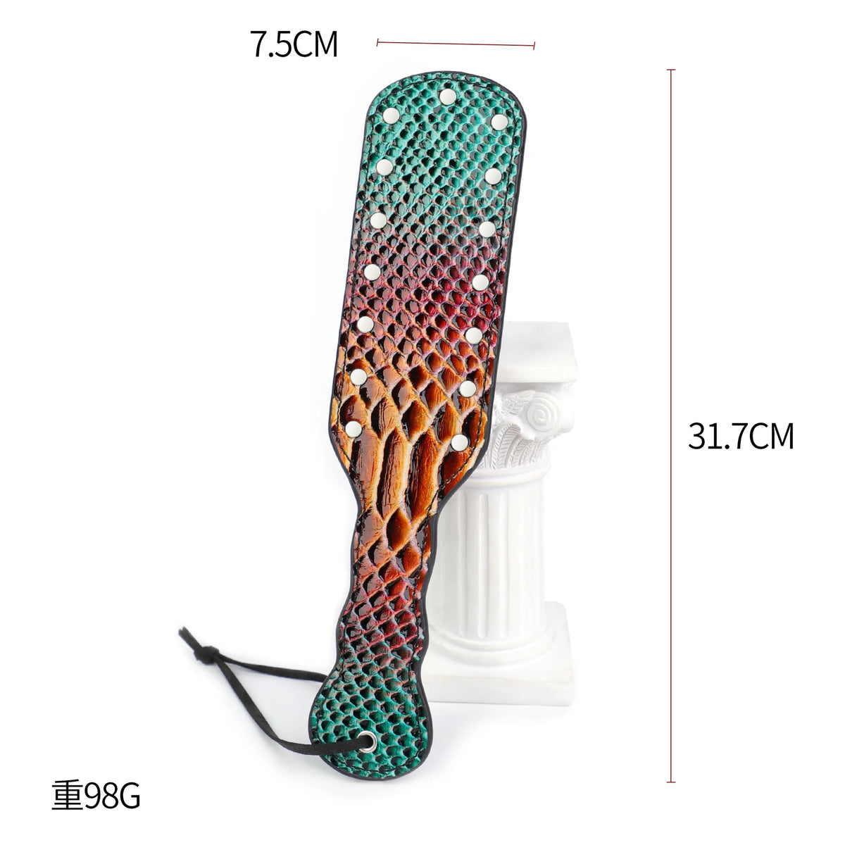 31.7CM PU LEATHER Spanking Paddle Horse Whip - ProPawPet.com
