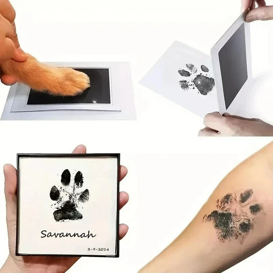 1/2 Set Pet Handprint Footprints Ink Pads - ProPawPet.com