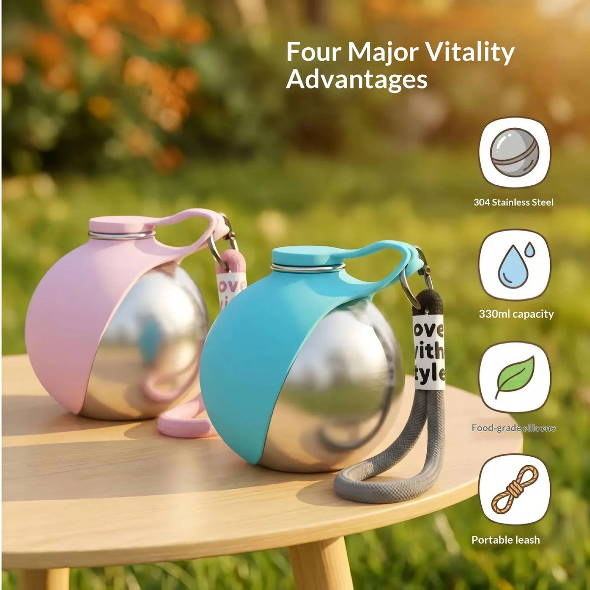 330ml Dog Water Bottle Portable Pet Water - ProPawPet.com