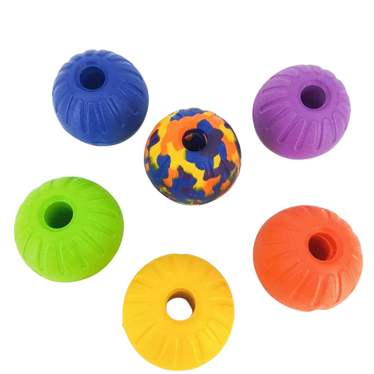 7/9cm Eva Hollow Dog Rubber Ball Can Float - ProPawPet.com