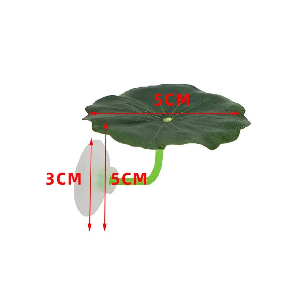 Plastic Betta Fish Rest Leaf Simulated Lotus - ProPawPet.com
