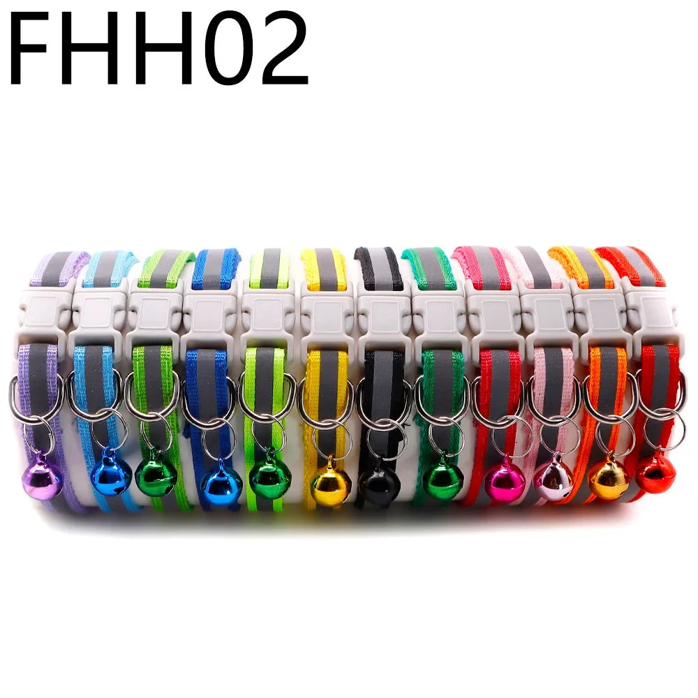 12Pcs Collars Cute with Bells Pet Necklace - ProPawPet.com