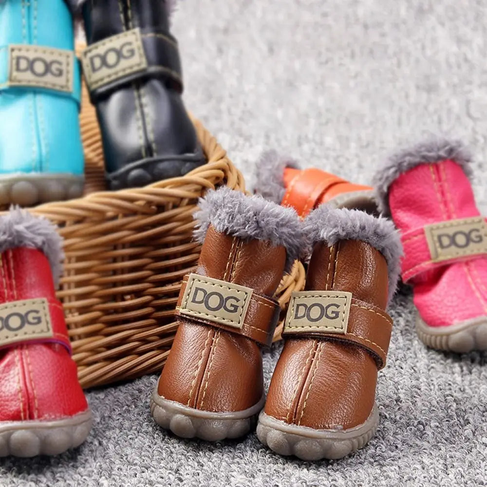 Soft Pet Snow Boots Fashion Waterproof Non - ProPawPet.com