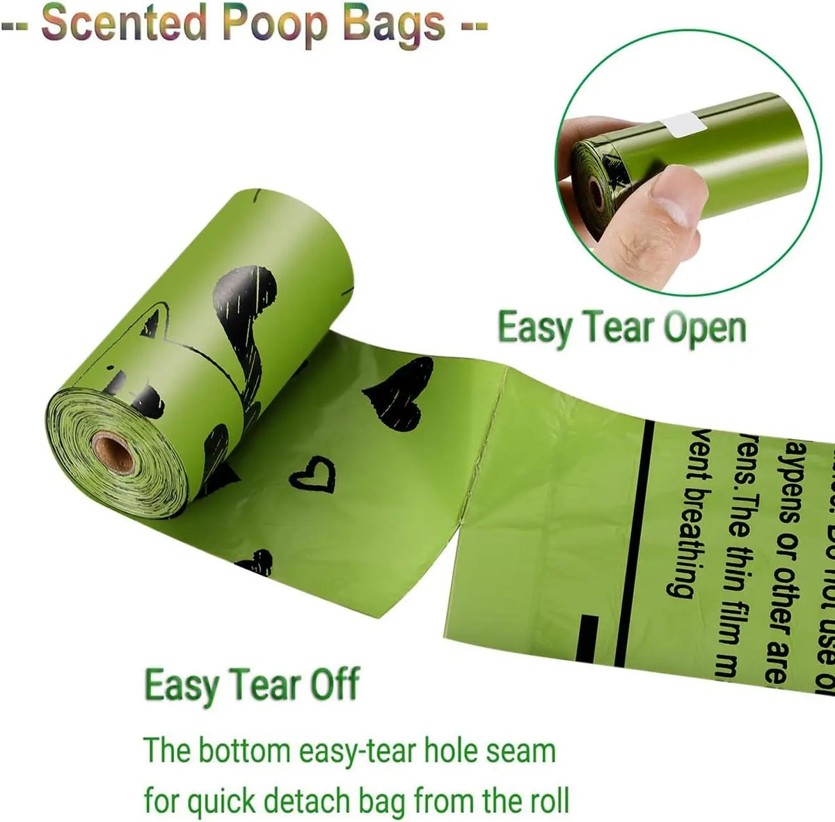Pet Biodegradable Trash Bag Dog Poop Bags - ProPawPet.com