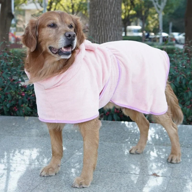 Microfiber Dog Bathrobe Super Absorbent Pet - ProPawPet.com