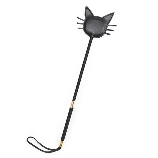 57CM Cat Shape Top Leather Long Straight - ProPawPet.com