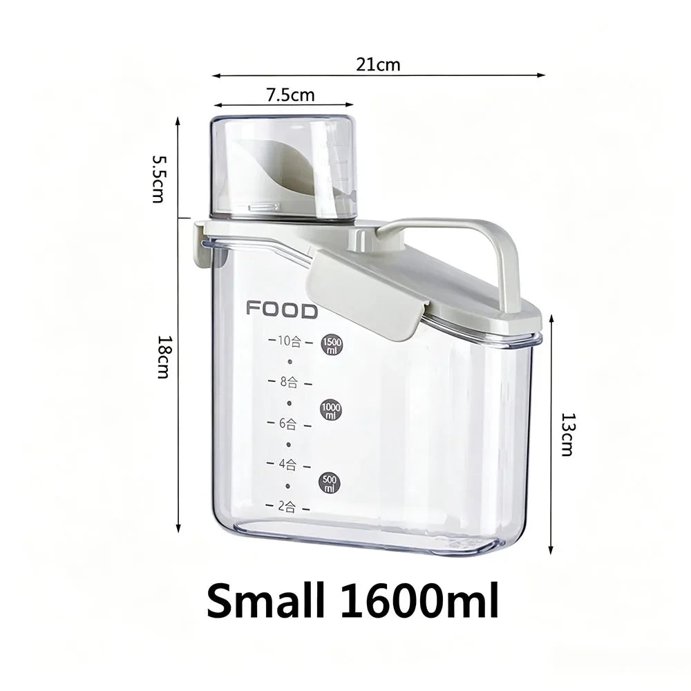 Portable Airtight Pet Food Storage Container , Seal Dry Dispenser – Dog Supplies