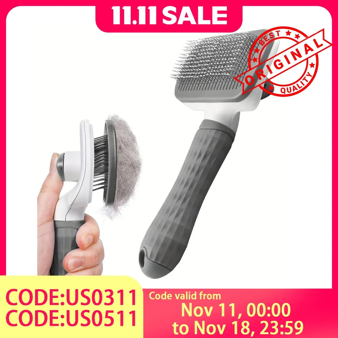 2-in-1 Pet Grooming Brush - Massaging - ProPawPet.com