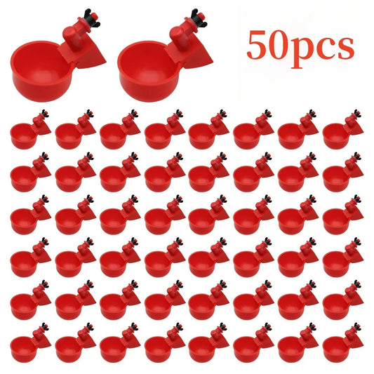 50Pcs Automatic Poultry Drinking Bowl - ProPawPet.com